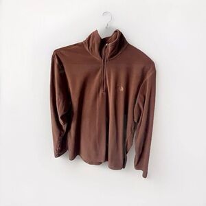 The North Face 1/4 Zip Pullover Jacket  Mens L W/ Chest Zipper Hunt Hike Camp